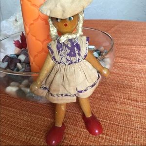 Vintage wooden doll